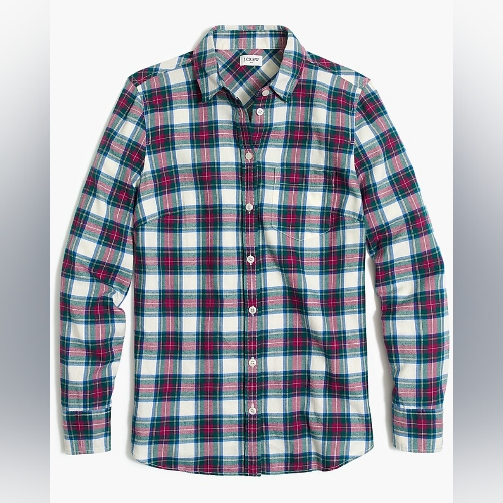 J Crew cotton flannel button down